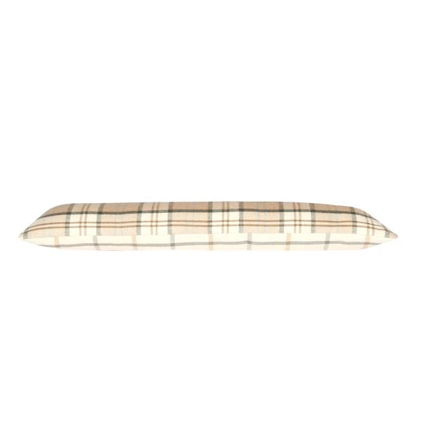 Isabella Check Draught Excluder Natural - Image 2