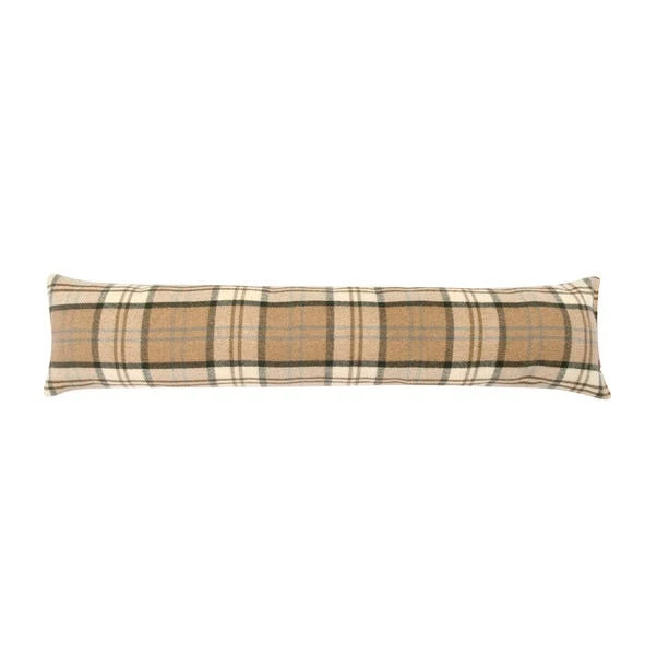 Isabella Check Draught Excluder Natural - Image 3