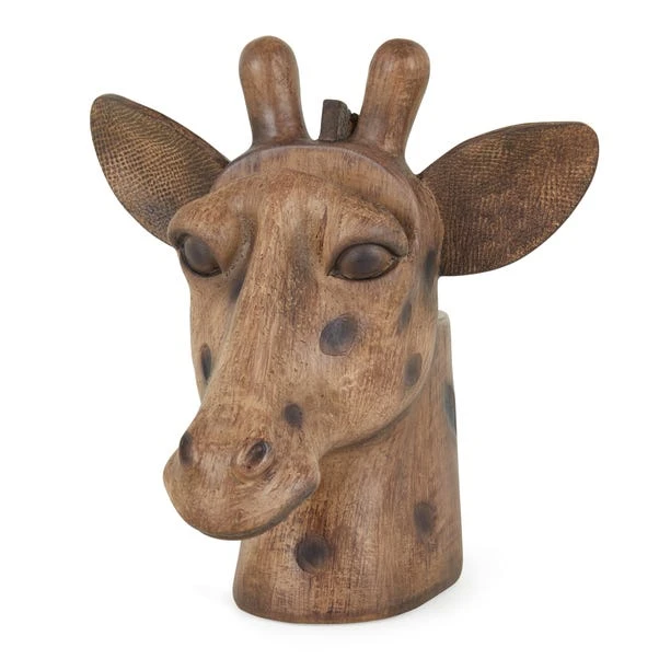 Dunelm Giraffe Head Pot And Glasses Holder - Image 2