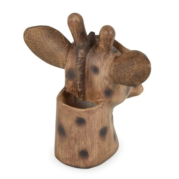 Dunelm Giraffe Head Pot And Glasses Holder - Image 4