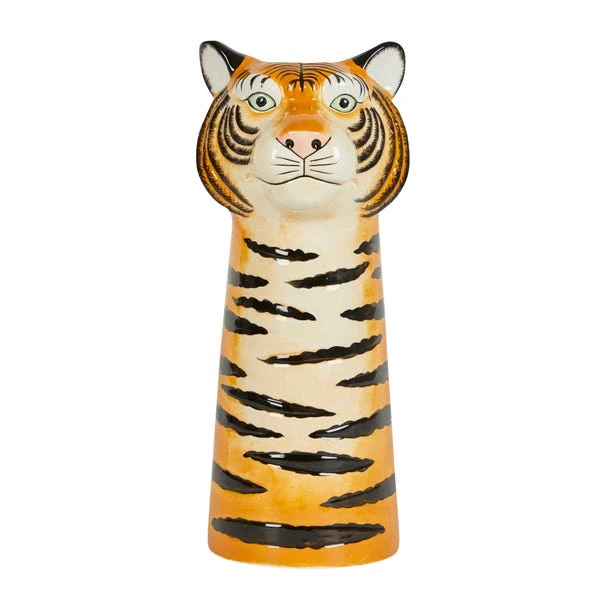 Dunelm Ceramic Tiger Head Vase 30cm - Image 3