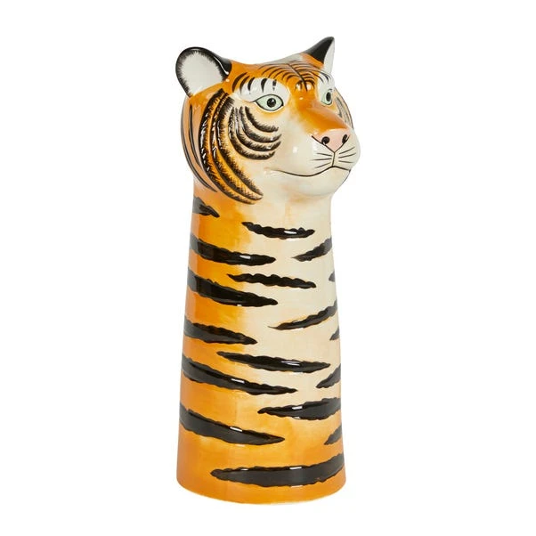 Dunelm Ceramic Tiger Head Vase 30cm - Image 4
