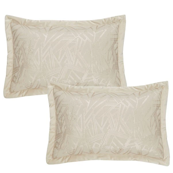 Catherine Lansfield Velvet Sparkle Champagne Cushion - Image 3