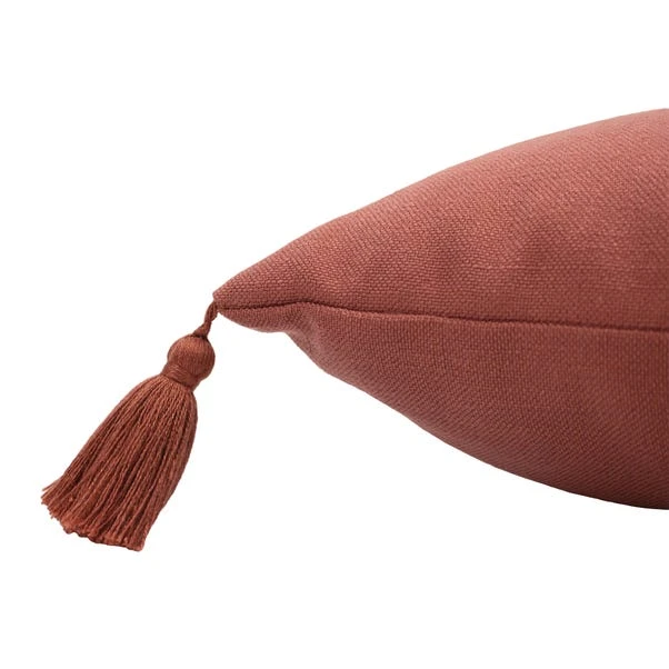 Dunelm Uno Face Cushion Red Clay - Image 5