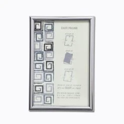 Dunelm Chrome Easy Frame 6" X 4" (15cm X 10cm)