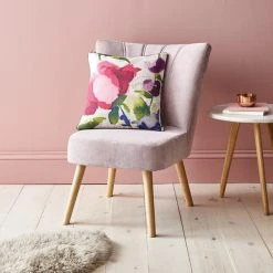 Dunelm Watercolour Brights Square Cushion