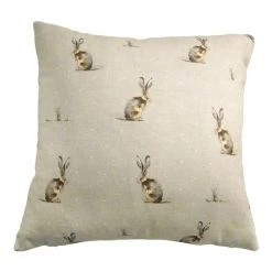Dunelm Hares Cushion Cover