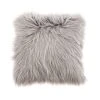 Dunelm Faux Fur Grey Cushion