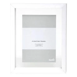 Dunelm White Floating Photo Frame 7" X 5" (18cm X 12cm)