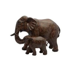 Dunelm Dorma Mother And Baby Elephant Sculpture