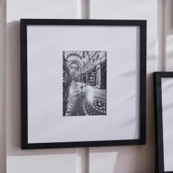 Dunelm Black Oversized Mount Frame 7" X 5" (18cm X 13cm)