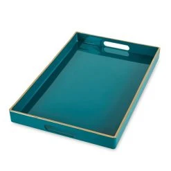 Rectangle Teal Tray