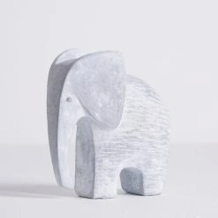 Dunelm Concrete Effect Resin Elephant