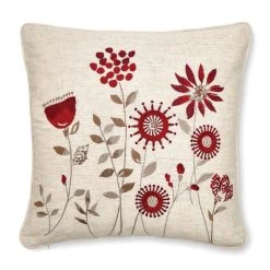 Dunelm Scandi Field Embroidered Cushion