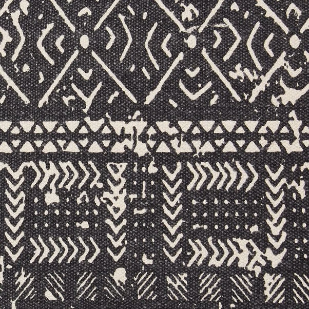 Dunelm Santiago Woven Charcoal Cushion - Image 3