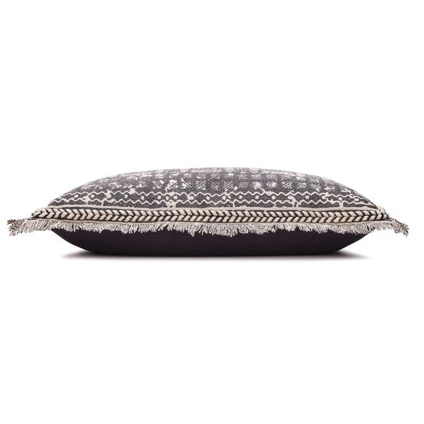 Dunelm Santiago Woven Charcoal Cushion - Image 5