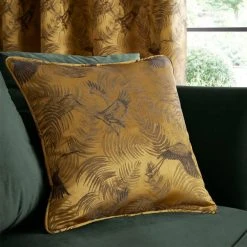 Luxury Collection Crane Old Gold Woven Cushion