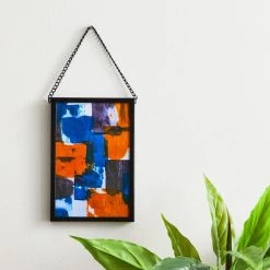 Dunelm Black Chain Hanging Frame 6" X 4" (15cm X 10cm)