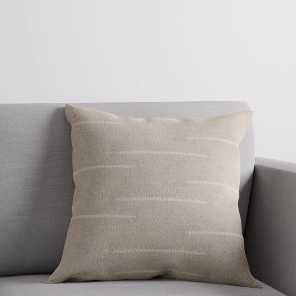 Dunelm Serenity Textured Natural Cushion