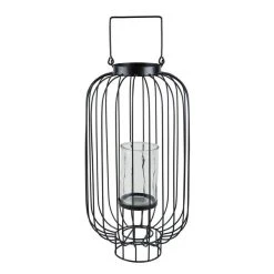 Dunelm Large Wire Cage Hurricane Lantern