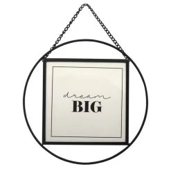 Dunelm Black Circular Hanging Frame 7" X 7" (18cm X 18cm)