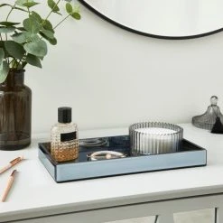 Dunelm Smoke Mirror Tray