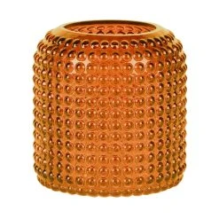 Dunelm Amber Large Retro Vase