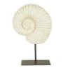 Dunelm Fossil Shell On Stand Sculpture