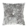 Catherine Lansfield Silver Crushed Velvet Cushion