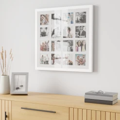 Dunelm White Square Multi App Photo Frame