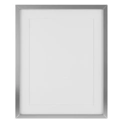Dunelm Essentials Box Frame 8" X 6" (20cm X 16cm) Silver