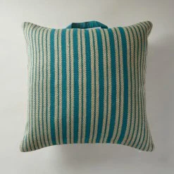 Dunelm Jute And Cotton Floor Cushion
