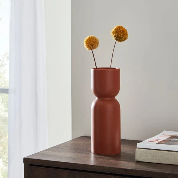 Elements Ceramic Vase 23cm Butterscotch