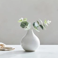 Dunelm Bud Vase 11cm Cream