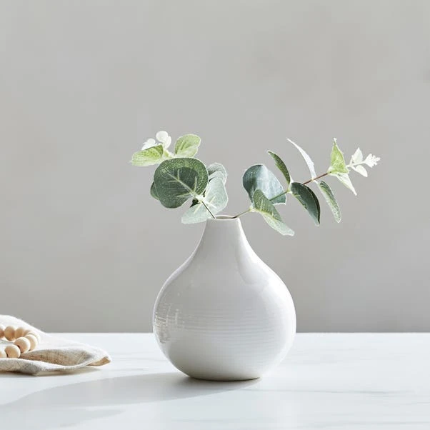 Dunelm Bud Vase 11cm Cream