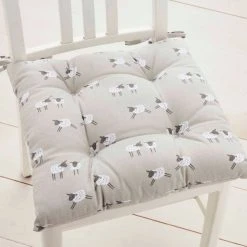 Dunelm Penny The Sheep Set Of 2 Seat Pads