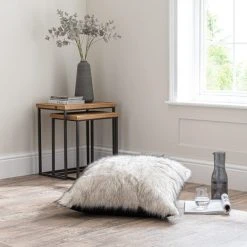 Dunelm Husky White Floor Cushion