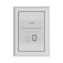 Dunelm Curby Photo Frame White