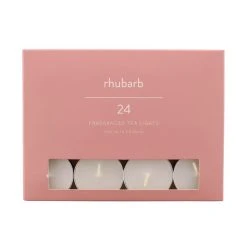 Dunelm Pack Of 24 Rhubarb Tealights