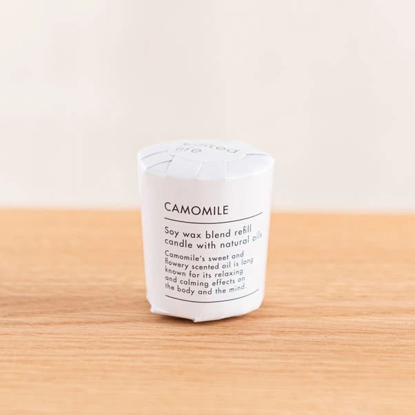The Edited Life Soy Wax Blend Chamomile Votive Candle
