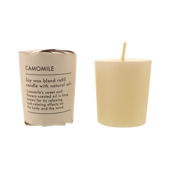 The Edited Life Soy Wax Blend Chamomile Votive Candle - Image 2
