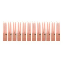 Dunelm Pack Of 2 Taper Candles Rose Set Of 12
