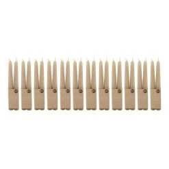 Dunelm Pack Of 2 Taper Candles Grey Set Of 12