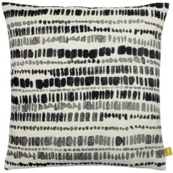 Dunelm Brushstrokes Cushion Monochrome
