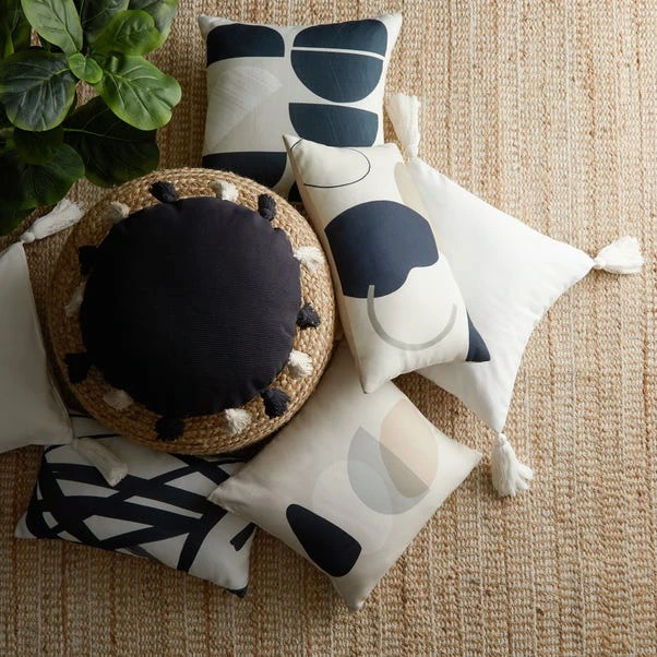 Dunelm Cut Out Moon Geo Cushion - Image 6