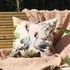Riva Home Cranes Blush And Forest Outdoor Cushion