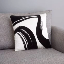Dunelm Abstract Brush Stroke Cushion