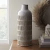 Dunelm Concave Cream Vase 40cm