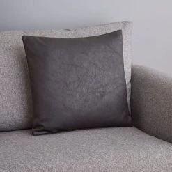 Dunelm Faux Leather Cushion