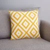 Dunelm Geo Crewel Navy Cushion Cover